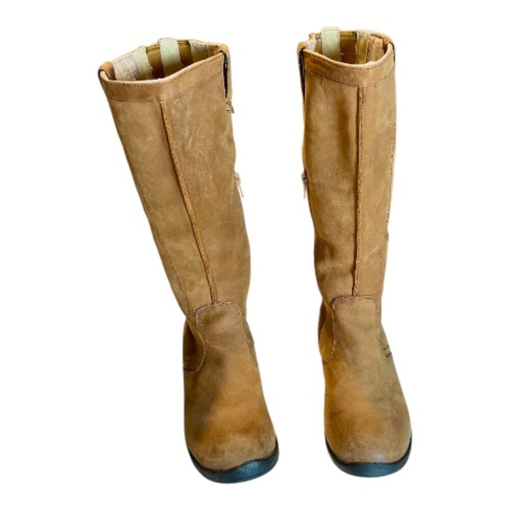 Keen Leather high boots with zipper gently used. size 9.5 tan